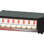 FLEXRACK™ stackable unit for up to 117 tobacco and OTP packs
