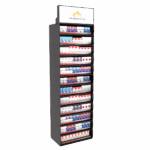 FLEXRACK™ BACK BAR TOWER for up to 1,404 cigarette packs and OTP
