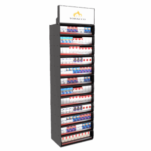 FLEXRACK™ BACK BAR TOWER for up to 1,404 cigarette packs and OTP